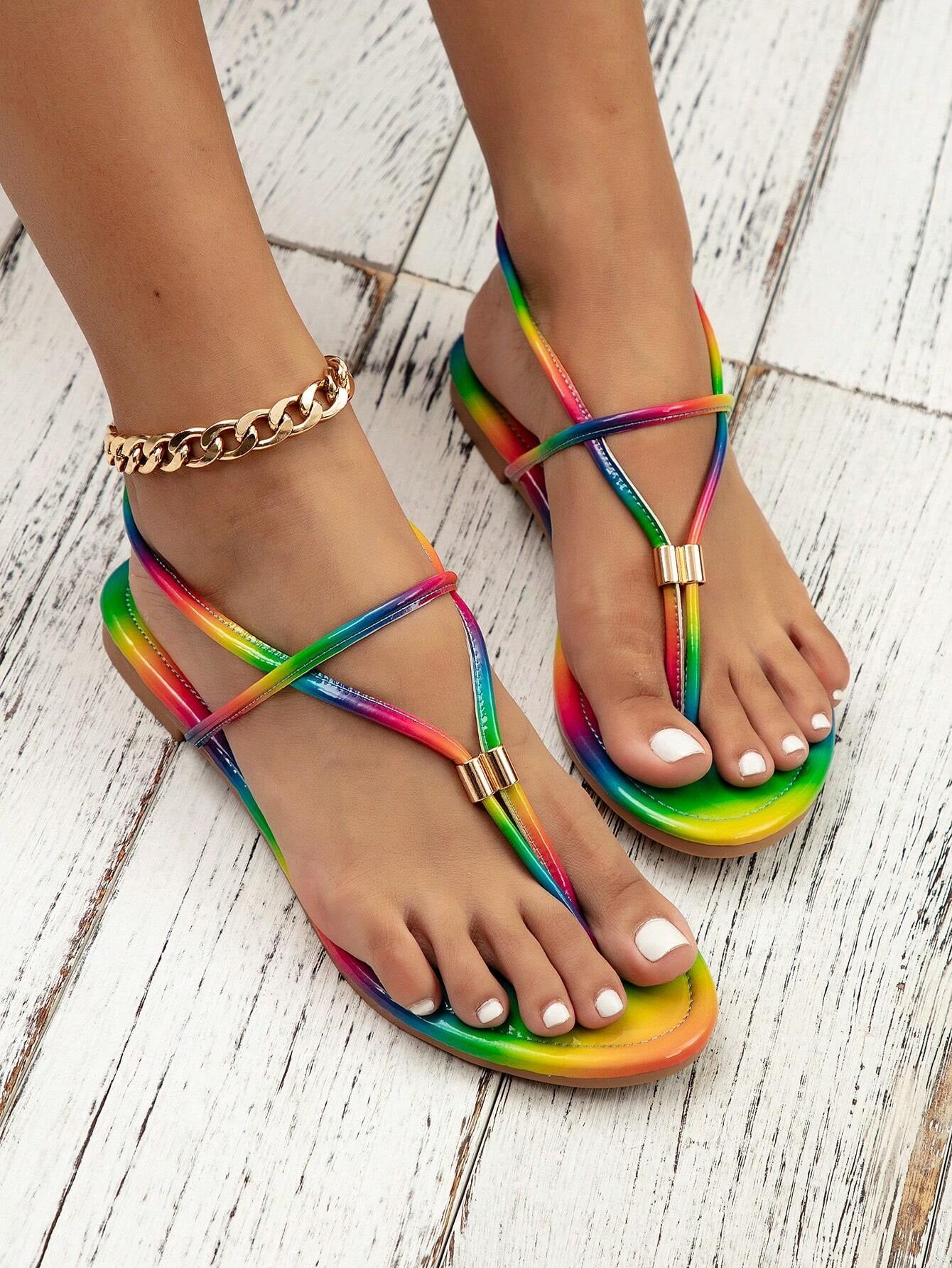 Women'S Simple Beach Flip-Flops for Outdoor Activities